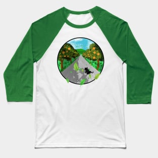 Circle Adventure (Be Confident with cat) Baseball T-Shirt